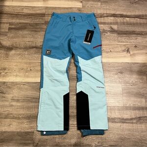 Twentyfour Womens Blue and Black Ski Pants snowboarding Norwegian company